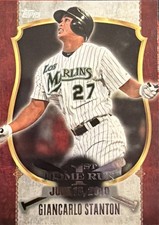 2015 Topps Giancarlo Stanton #FHR-11 1st Home Run Florida Marlins 