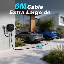 Colonnina Ricarica Auto Elettrica 7,4kw Tipo 2 6-32a Monofase con App - Miniatura 5