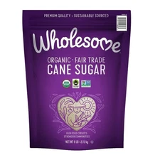 Wholesome Organic Cane Sugar 6 lbs Natural Unrefined Non-GMO Sweetener