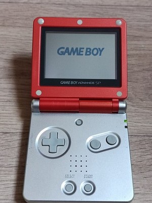 Nintendo Game Boy Advance SP Limited Edition Mario Edition Getestet & Gereinigt
