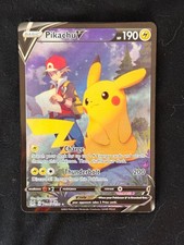 Pikachu V TG16/TG30 Swsh11: Lost Origin Trainer Gallery Holo for