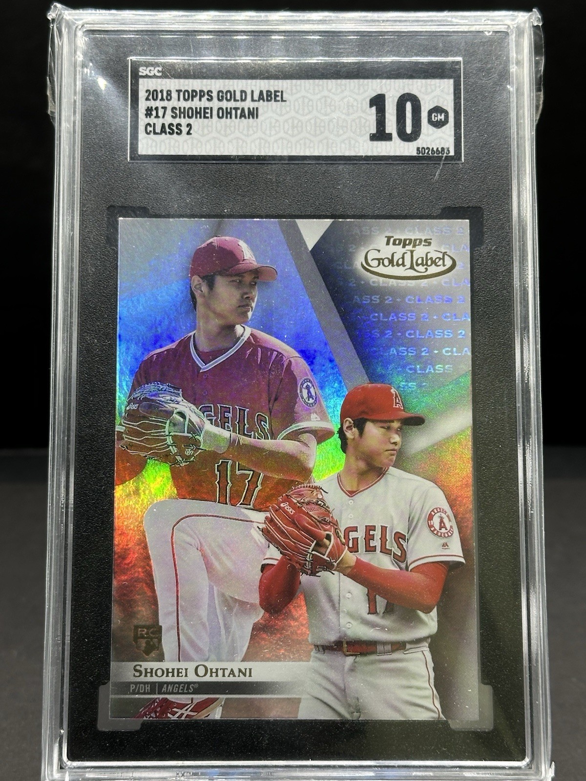 2018 Topps Gold Label Class 2 - Shohei Ohtani - Card #17 - SGC 10