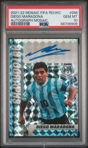 Autocollant Panini FIFA 365 Or - Diego Maradona (Argentine / Napoli) - N°463 - Neuf