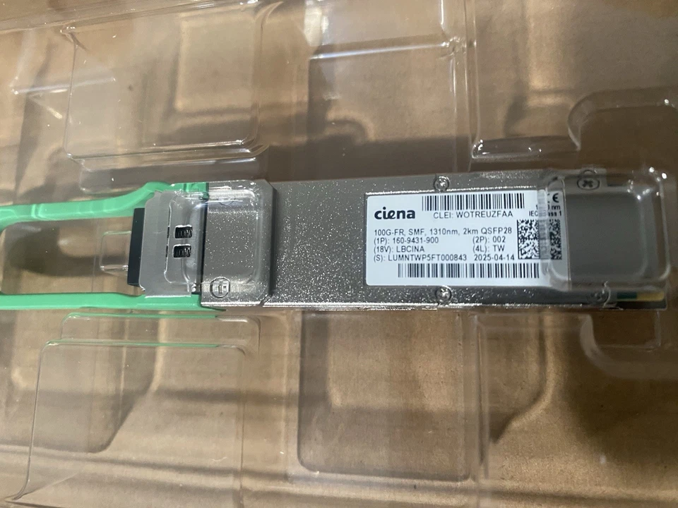 Ciena 160-9431-900 100G-FR 2km QSFP28 SMF 1310nm Transceiver 🚚💨&🔍 - Image 2 of 2