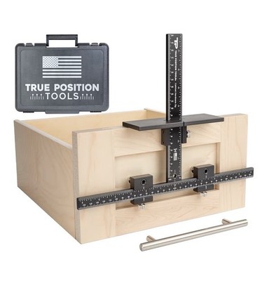 The Original Cabinet Hardware Jig USA - Most Accurate Tool for Knob Case Damaged