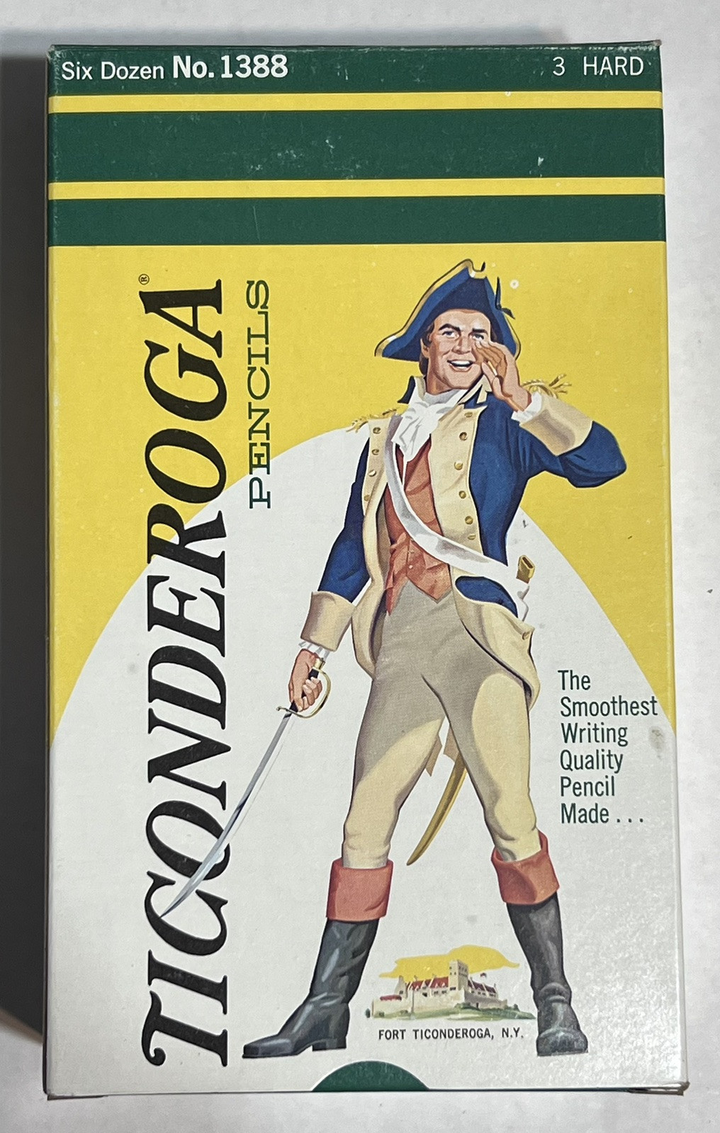 Vintage Dixon Ticonderoga 1388 No. 3 Pencils W/6 Dozen Unopened Boxes