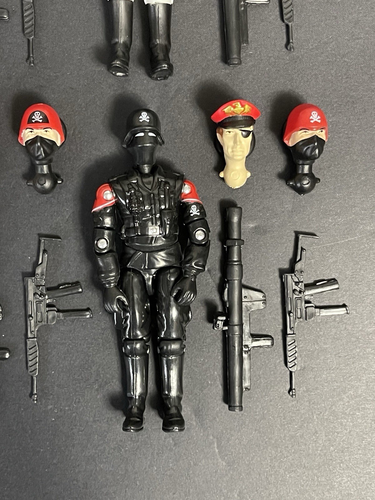 Gi Joe LadyJayeToys Shadow Trooper 4 Pack Red Shadow Trooper Lanard Fox