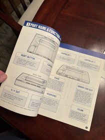 neo geo aes System Console and Controller Manual and Warranty Registration ONLY 