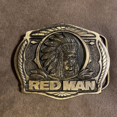 New 1988 Limited Edition REDMAN Chewing Tobacco Belt Buckle Pinkerton