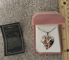 Disney Tinker Bell Diamond Sterling Silver Necklace