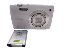 Nikon Coolpix S4300 White 16.0MP Digital Camera Touch Screen 6x Opt Zoom English