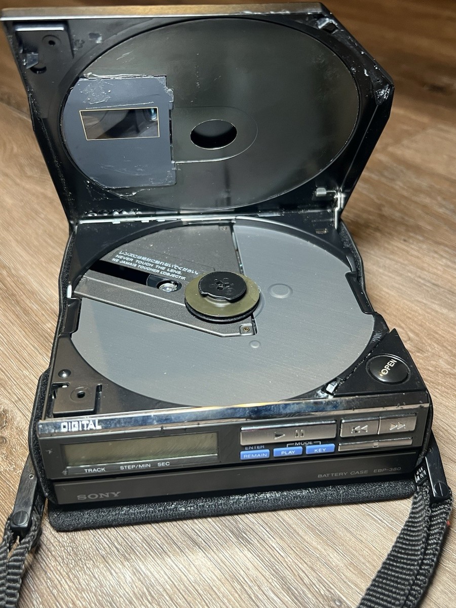 【ジャンク品】ソニー Discman D-50 MkⅡ EBP-380 Sony Discman D50 Mk2 CD Player Portable Vintage w/EBP380 Battery