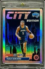 Paolo Banchero RARE CITY  REFRACTOR INVESTMENT CARD PANINI PRIZM MAGIC MINT