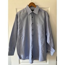 Dockers Button Down Shirt Mens XL Blue Micro ...