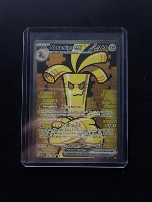 Pokemon Karte Monetigo ex 252/182 Paradox Rift Ultra Secret Art Rare Deutsch