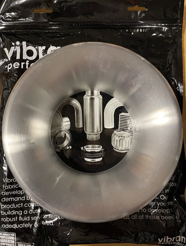 Vibrant 10954 Bellmouth Velocity Stack 5" Inlet 8" Bellmouth