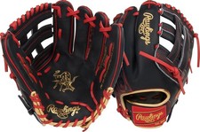 New Rawlings Heart of the Hide RHT Glove 12 Inch Navy/Red Pro Grade Laces
