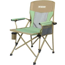 Camping Chair for Adults 350 LBS Support Camp Chair with Breathable Mesh Back...
