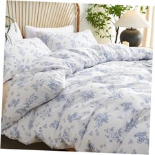 Blue Floral Duvet Cover Full Farmhouse Full No Comforter Blue Floral Jfs1089