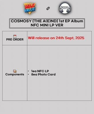 cosmosy the a(e)nd べドンクトレカ cosmosy - the a(e)nd [1st EP Album] - K PLACE