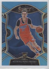 2020 Panini Select Concourse Light Blue Prizm /299 Aleksej Pokusevski #77 01i1
