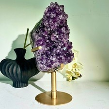 17.18LB Natural amethyst, quartz ore body Uruguayan amethyst crystal block