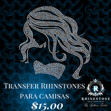 IRON ON TRANSFER Beauty Rhinestones Transfer For Tshirt