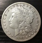 1892-S Morgan Silver Dollar $1 F/VF. Semi-Key Beautiful, Problem Free! STC! G168