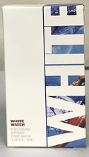 2 Bottles White Water Cologne for Men 1.6  oz by Prestige Fragrances Ltd NY