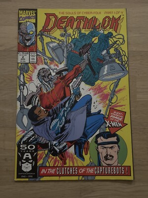 Deathlok -Marvel Comic - Vol 1 #2 - 1991 - The Souls Of Cyber-Folk Part 1 of 4 