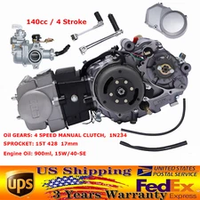 140cc 4 Stroke Racing Complete Engine Motor Kit For Pit Dirt Bike Honda CRF50