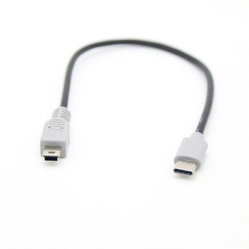 1M USB Type C 3.1 Male To Mini USB 5 Pin B Male Plug Converter OTG Adapter Lead - Zdjęcie 3 z 9