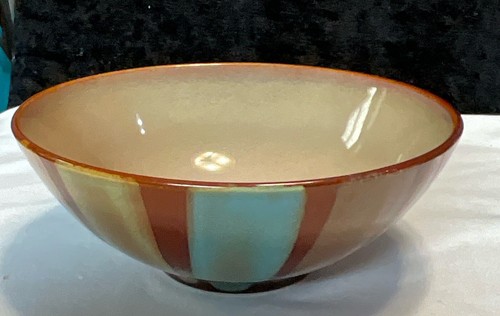 (2) Sango Flair Brown 4836 Cereal/Soup Bowls Pair Discontinued - Picture 2 of 9