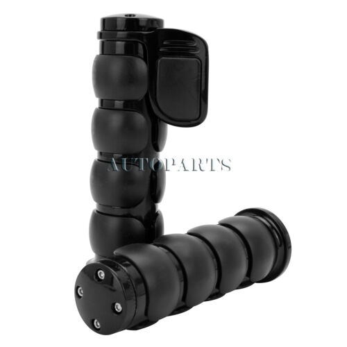 1" Handle Bar Hand Grips For Touring Electra Road King Glide Softail Custom US - Foto 6 di 9