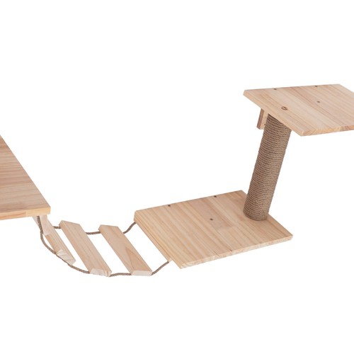Wandregal Katzenregal Massivholz Kletterregal Bett Indoor Kätzchenhaus Neu - Bild 8 von 12
