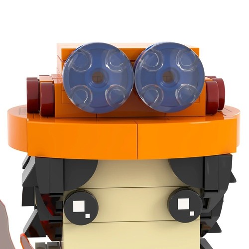 MOC Lego: Ace One Piece Brickheadz Style Perfect Gift Fast Shipping - Picture 3 of 5