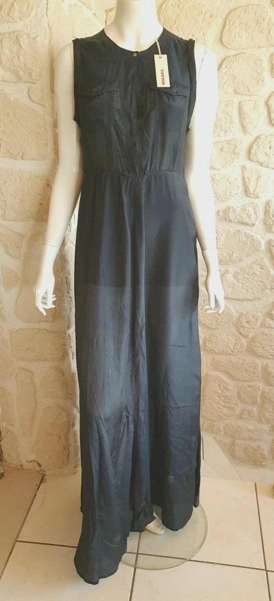 Robe longue bleu nuit pour soirée (Gebraucht) in PETIT-LANCY für CHF
