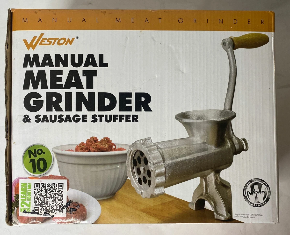 Weston® #10 Manual Meat Grinder - 36-1001-W