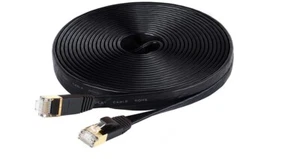 Cat7 Câble Ethernet 50 Câble réseau haute vitesse câble Internet plat