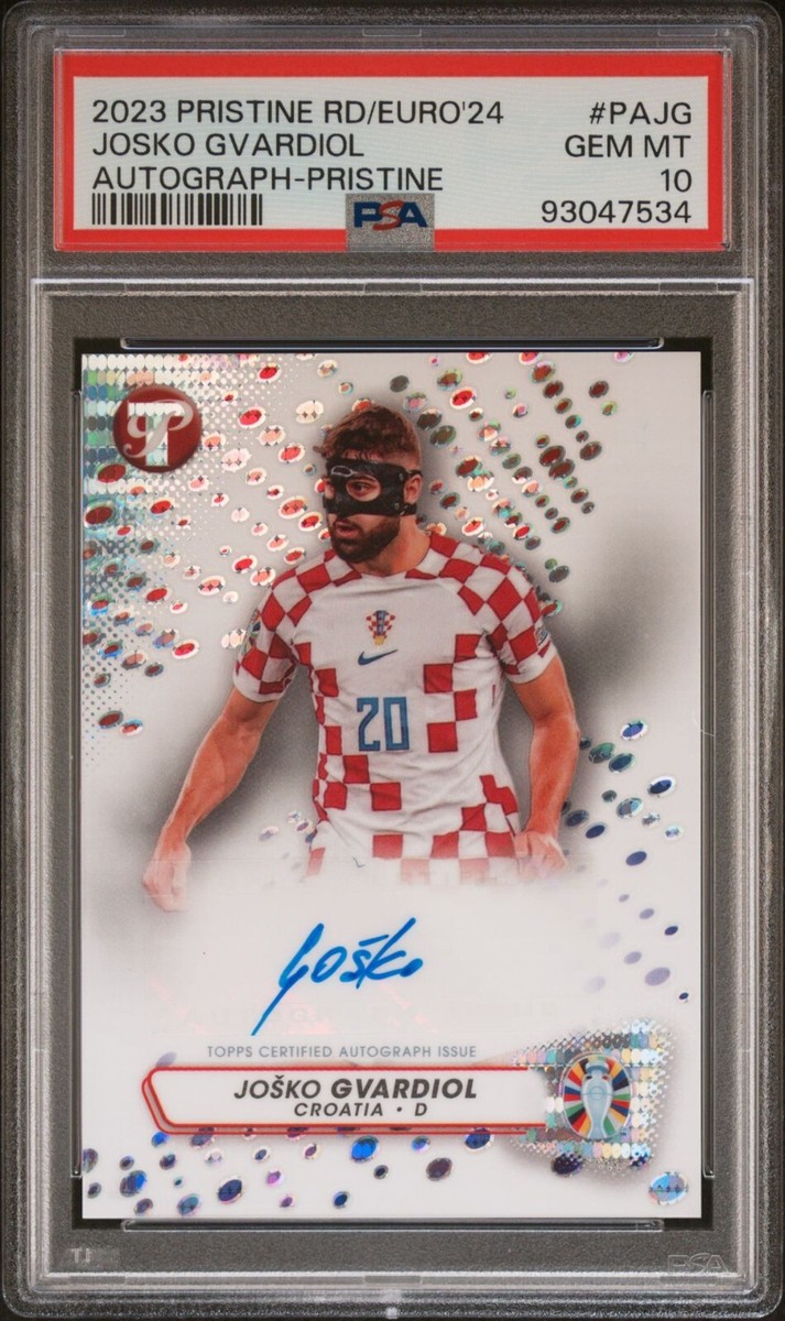 2023 Topps Pristine JOSKO GVARDIOL Autograph PSA 10 card #/99