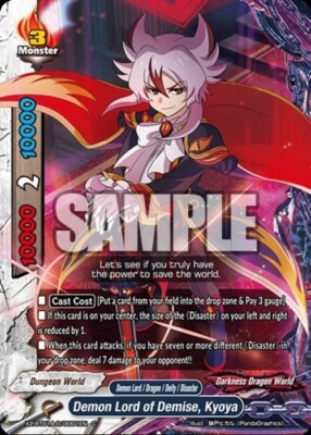 Future Card Buddyfight Dämonenlord Des Untergangs, Kyoya X2-BT01A-D/0001EN C