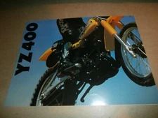 Original 1979 Yamaha YZ400 Motorcycle Sales Brochure