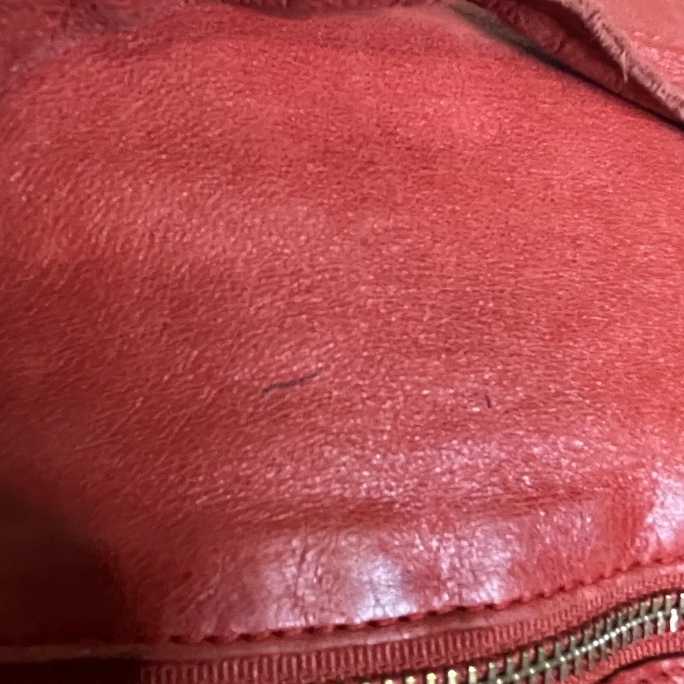 Bolso de Mano Foley + Corinna Mid City Cuero Rojo Escarlata Bolso Cartera Foto 4 de 4