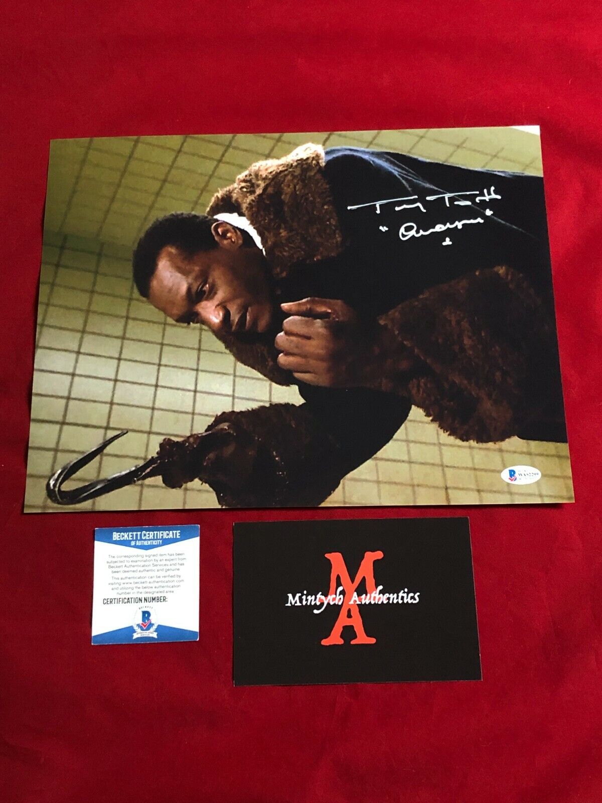 Tony Todd SIGNED Zoom From The Flash 11x14 Photo Exact PROOF BAS COA #1