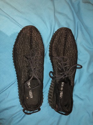 Adidas YEEZY Size US 8 Black/Grey Shoes 