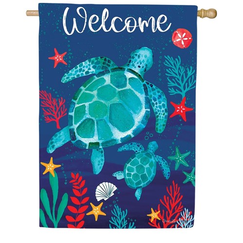 Bandera Casa Tortugas Flotantes 28 x 40 - Imagen 2 de 2