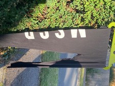 Image of Missguided Black Workout Leggings with White Lettering