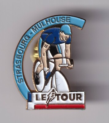 RARE PIN PINS PIN'S .. VINTAGE 92 TOUR DE FRANCE VELO CYCLING ETAPE MULHOUSE ~US