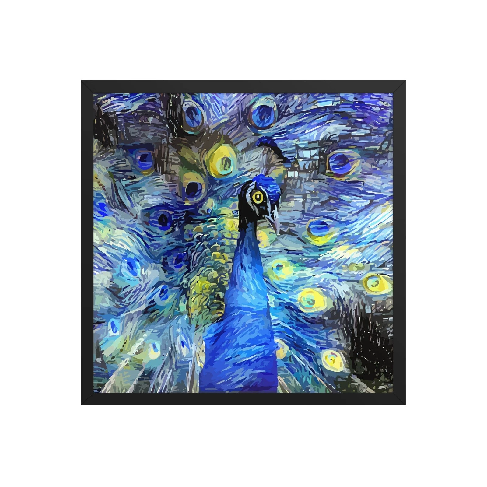 Peacock impresionismo afiches y grabados de decoración para el Hogar