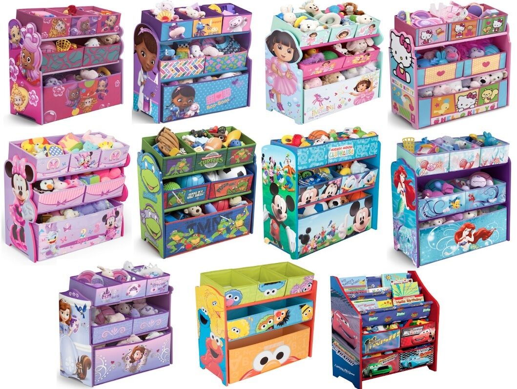 disney multi bin toy organizer